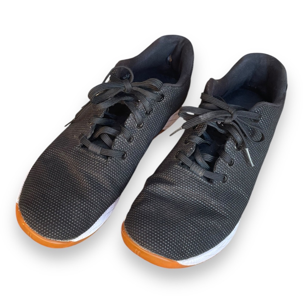 NOBULL SuperFabric Trainer Mens Black Gum Cross Training Shoes Size 10.5